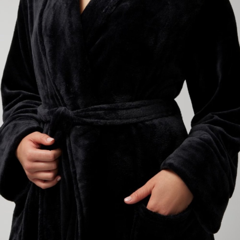 NWT Soma PLUSH Long-Sleeve Long Robe - Picture 5 of 5